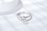 3/5 CT Shiny Moissanite Ring Customizable Exclusive Name