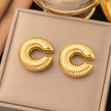 18k gold plated earrings