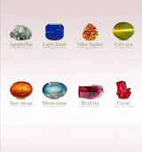 Natural gemstones can be customized