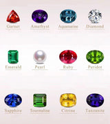 Natural gemstones can be customized
