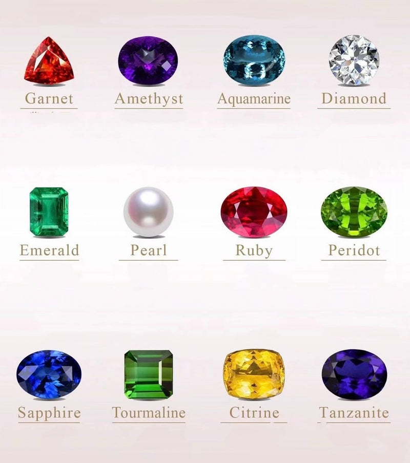 Natural gemstones can be customized