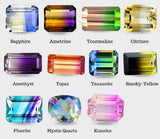 Natural gemstones can be customized