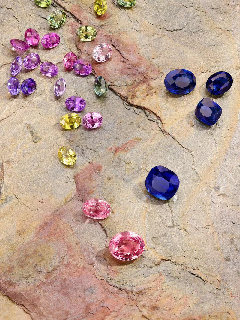 Natural gemstones can be customized