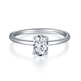 1CT Oval moissanite Ring