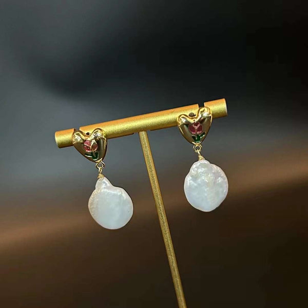 Baroque Pearl Earrings