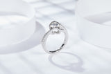 1/2CT Love Around Shiny Moissanite Ring