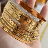 Girls' gold bracelet-18k gold plated