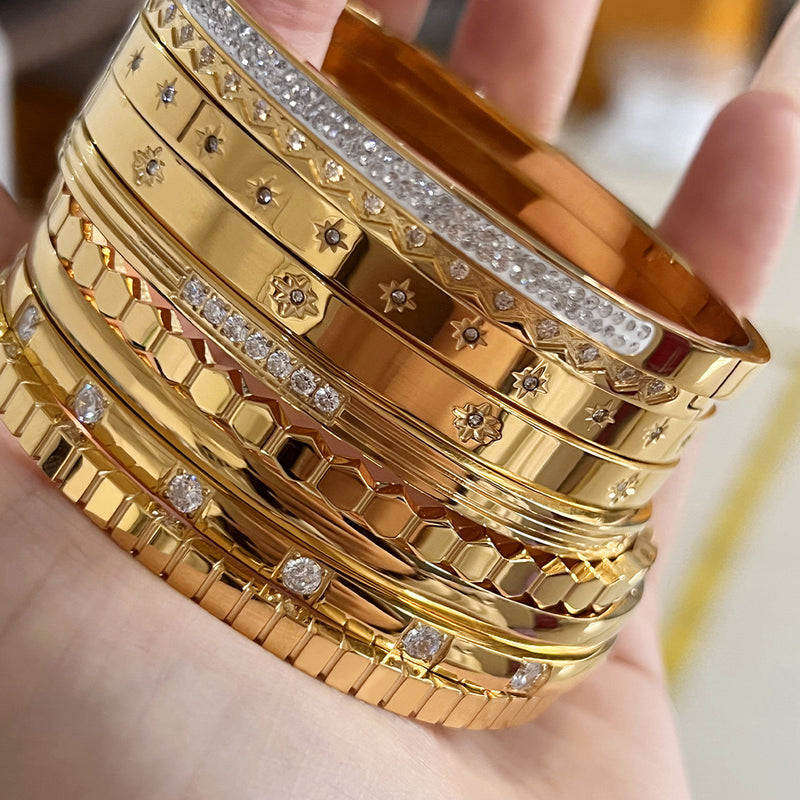 Girls' gold bracelet-18k gold plated