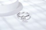 1CT Vine 6-Prong Moissanite Ring Customizable Exclusive Name