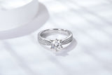 2CT Shiny Moissanite Ring For Queen Customizable Exclusive Name